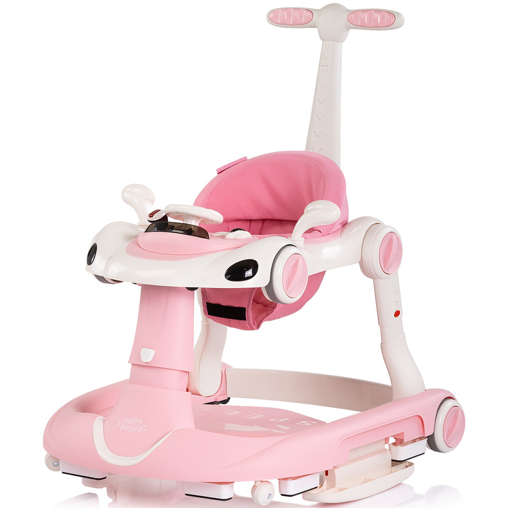 Premergator Chipolino Happy Walker 5 in 1 pink - gogobaby.ro