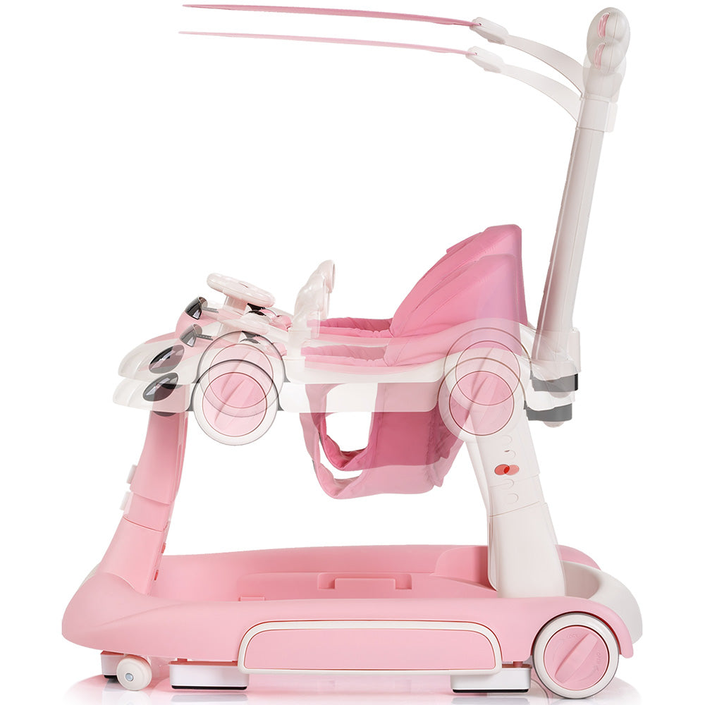 Premergator Chipolino Happy Walker 5 in 1 pink - gogobaby.ro