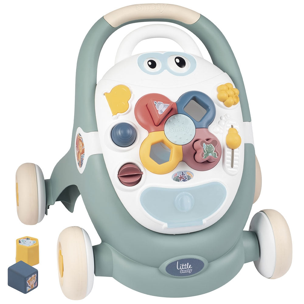 Premergator Smoby Trotty Walker 3 in 1 verde - gogobaby.ro