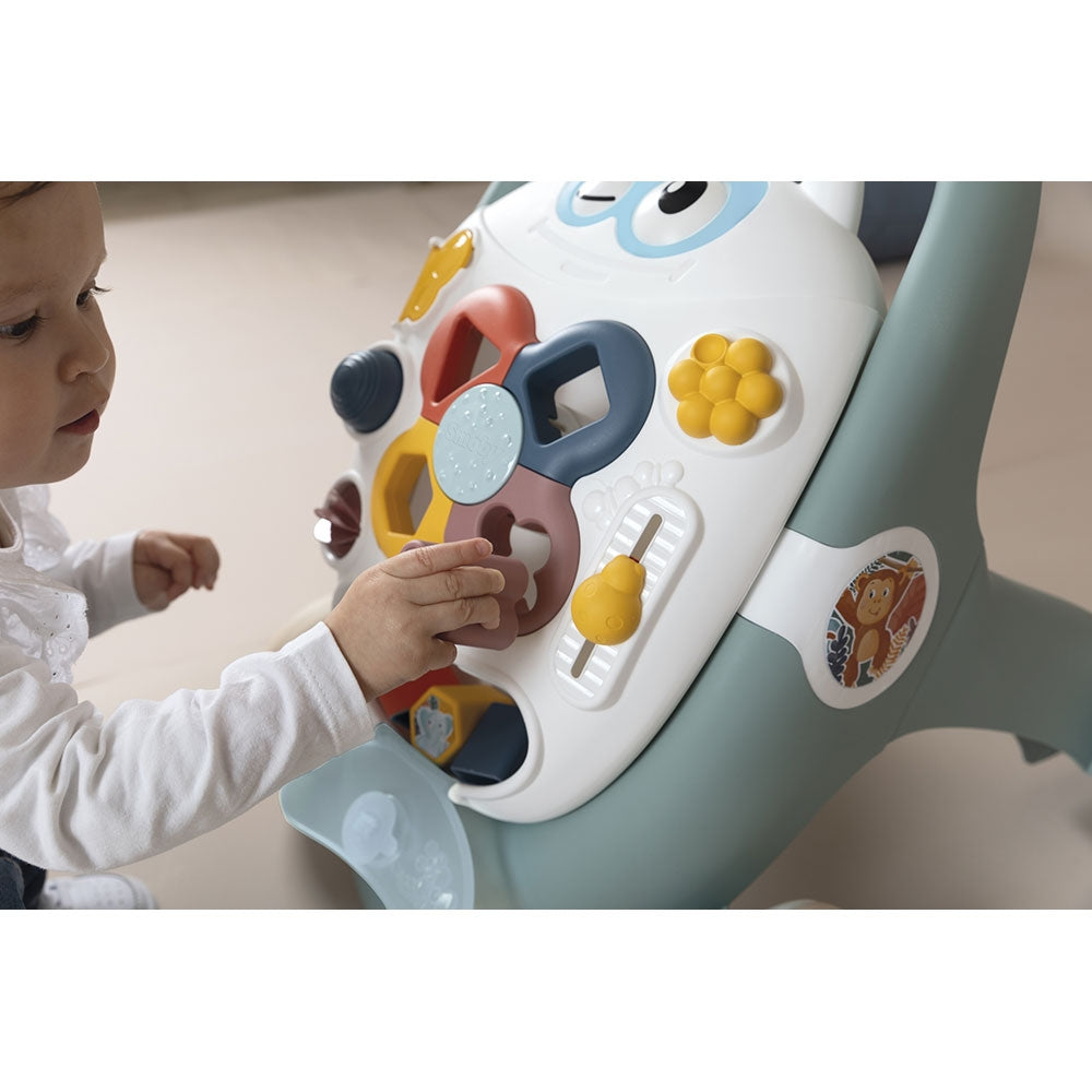 Premergator Smoby Trotty Walker 3 in 1 verde - gogobaby.ro