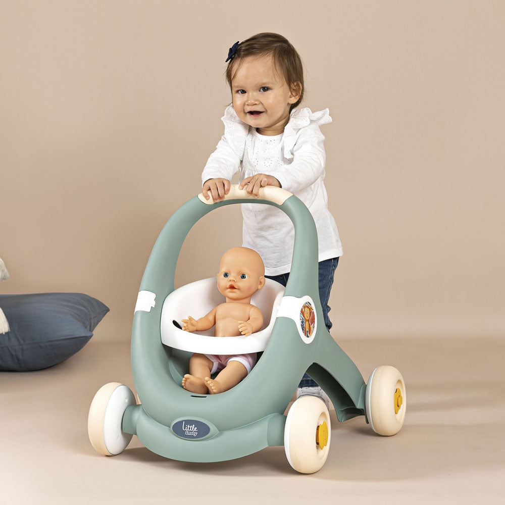 Premergator Smoby Trotty Walker 3 in 1 verde - gogobaby.ro