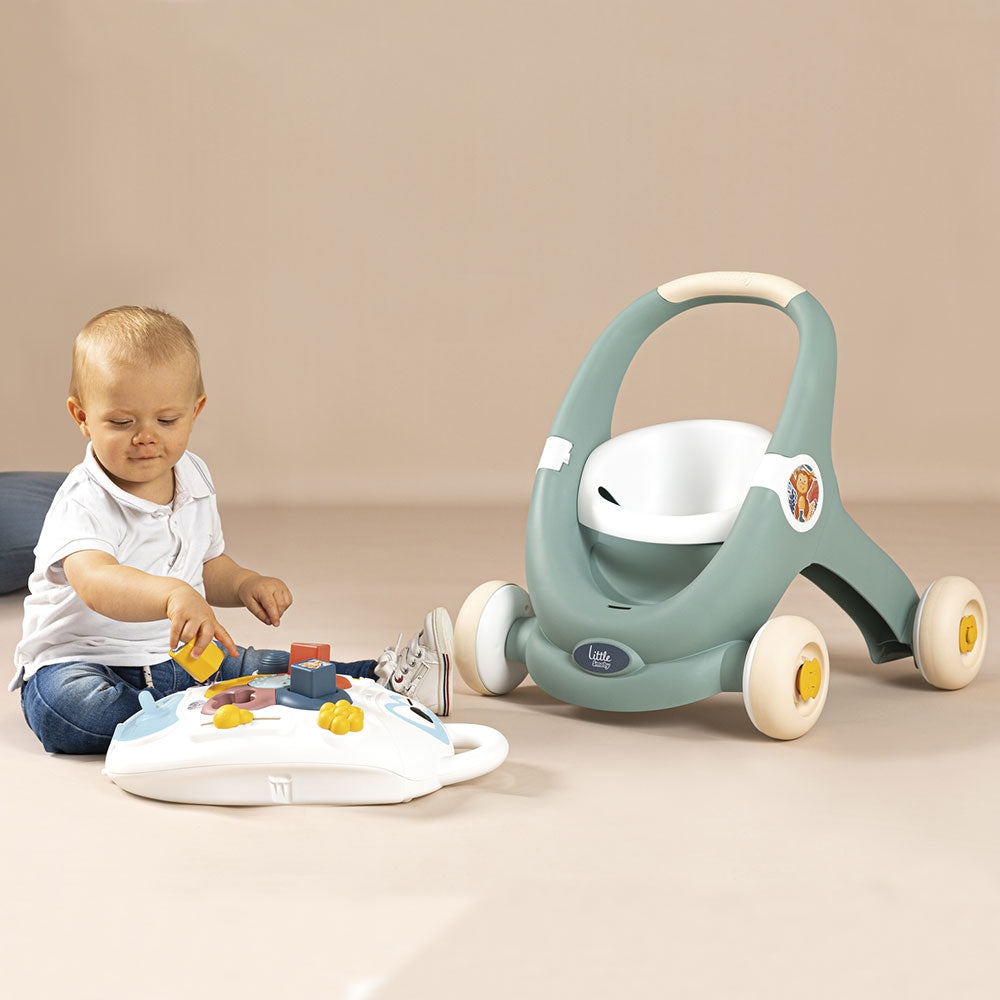 Premergator Smoby Trotty Walker 3 in 1 verde - gogobaby.ro