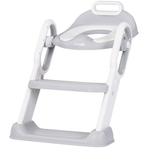 Reductor toaleta cu scara Chipolino Flippy grey