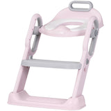 Reductor toaleta cu scara Chipolino Flippy pink