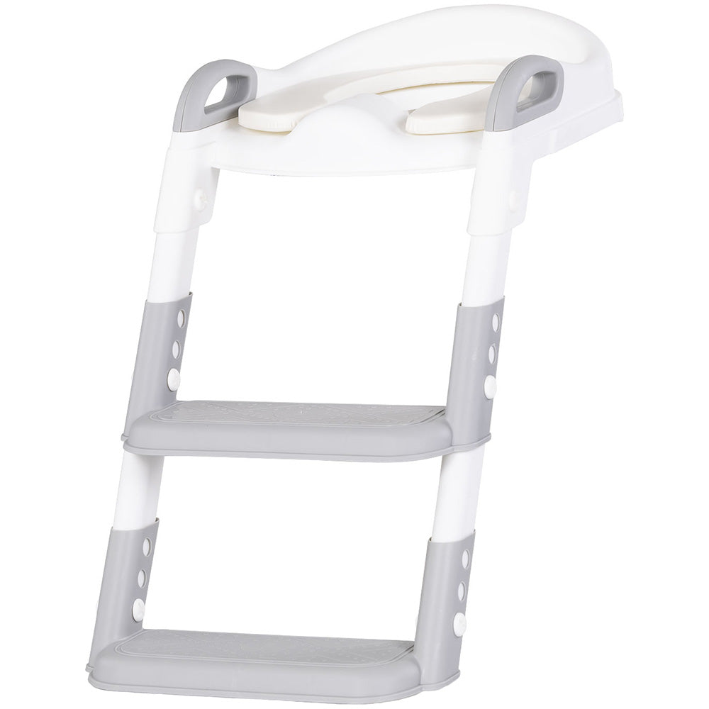 Reductor toaleta cu scara Chipolino Kiddy grey