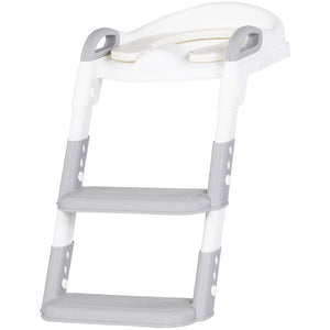 Reductor toaleta cu scara Chipolino Kiddy grey