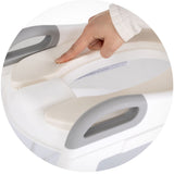 Reductor toaleta cu scara Chipolino Kiddy grey