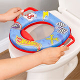 Reductor toaleta pentru copii Hot Wheels Soft Potty Seat