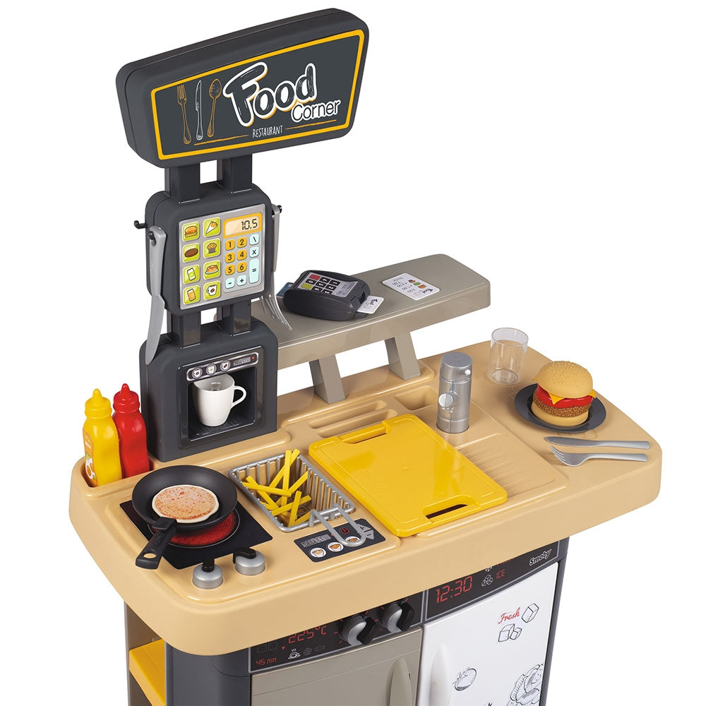 Restaurant pentru copii Smoby Food Corner negru