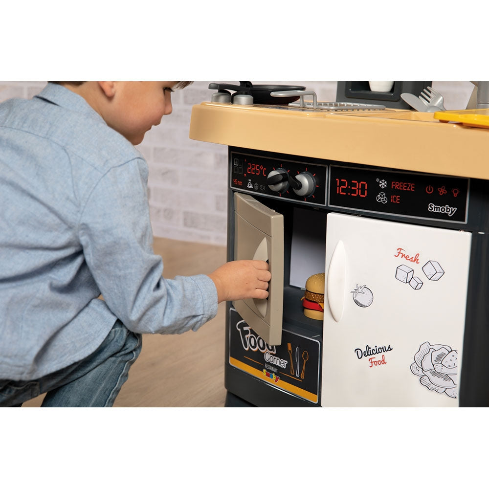 Restaurant pentru copii Smoby Food Corner negru