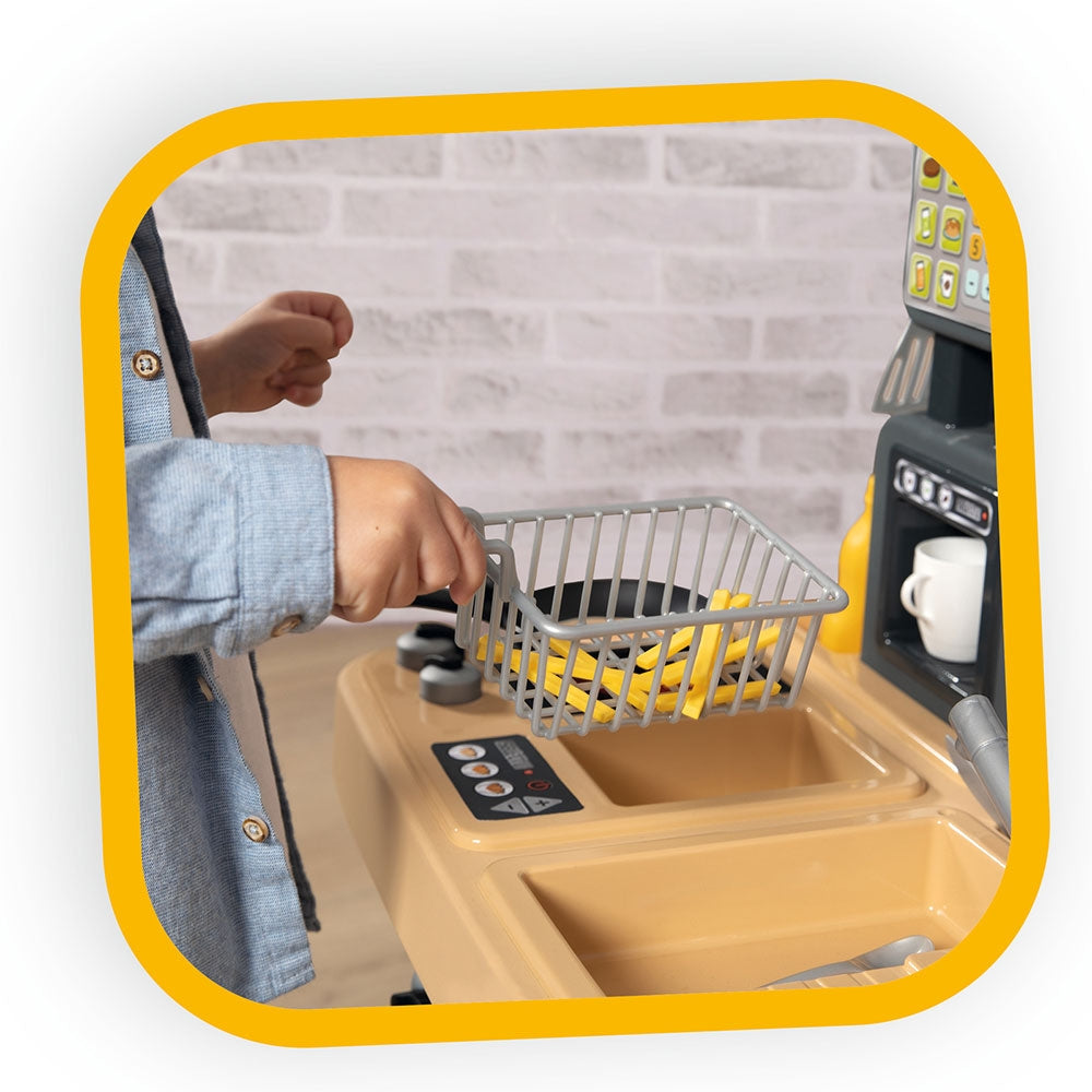 Restaurant pentru copii Smoby Food Corner negru