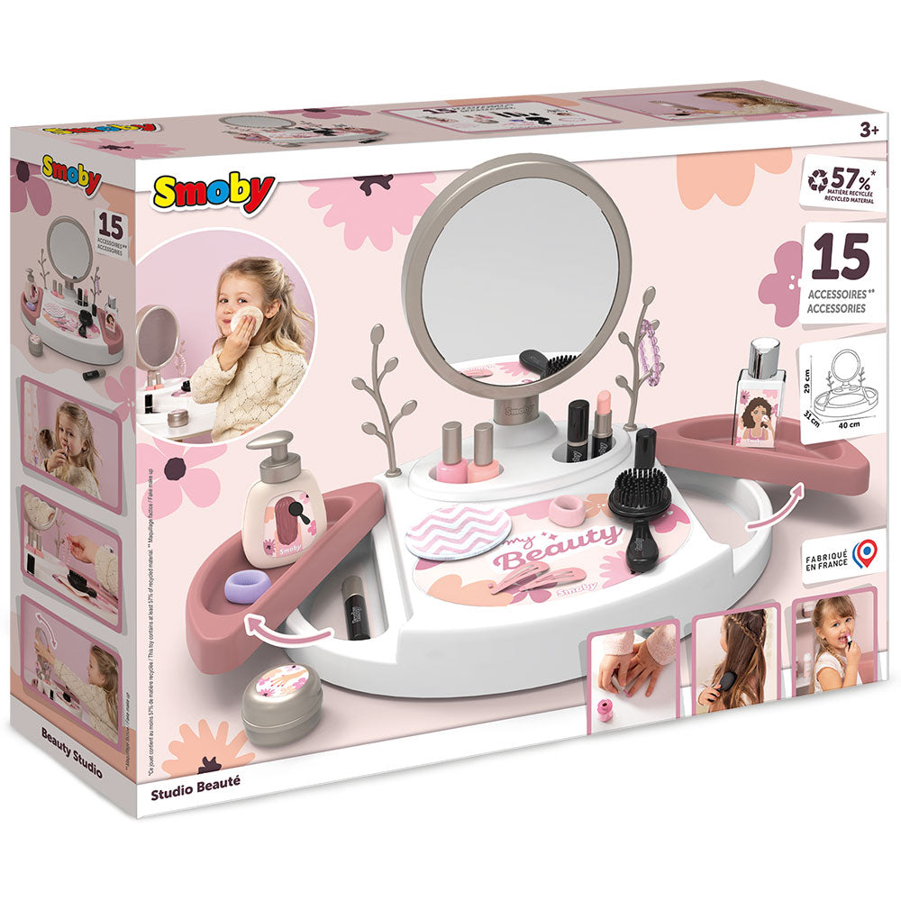 Salon de infrumusetare Smoby My Beauty Studio cu 15 accesorii