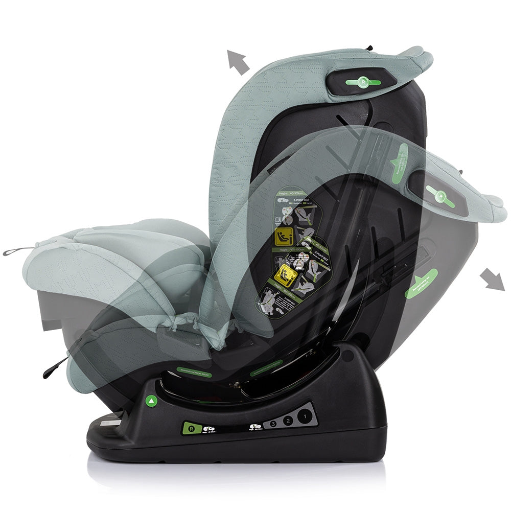 Scaun auto Chipolino Aviato I-Size 40-150 cm basil