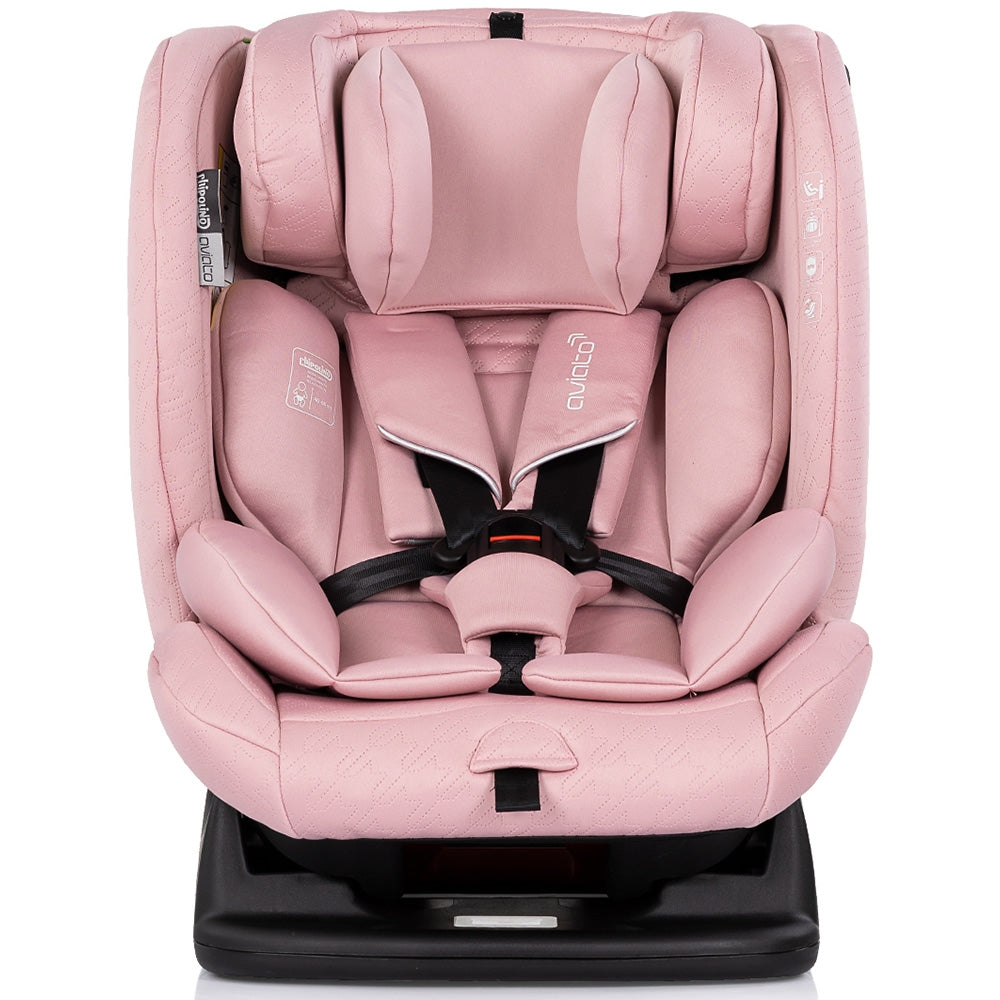 Scaun auto Chipolino Aviato I-Size 40-150 cm pink marshmallow