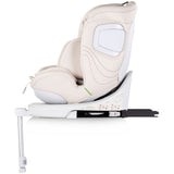 Scaun auto Chipolino Clima Air I-Size 40-150 cm cu sistem Isofix si sezut rotativ biscotta