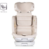 Scaun auto Chipolino Clima Air I-Size 40-150 cm cu sistem Isofix si sezut rotativ biscotta