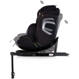 Scaun auto Chipolino Clima Air I-Size 40-150 cm cu sistem Isofix si sezut rotativ blackberry