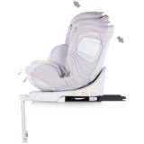 Scaun auto Chipolino Clima Air I-Size 40-150 cm cu sistem Isofix si sezut rotativ cloud