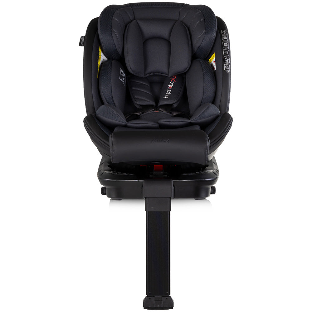 Scaun auto Chipolino Hypnotic Plus I-Size 40-150 cm cu sistem Isofix si sezut rotativ charcoal