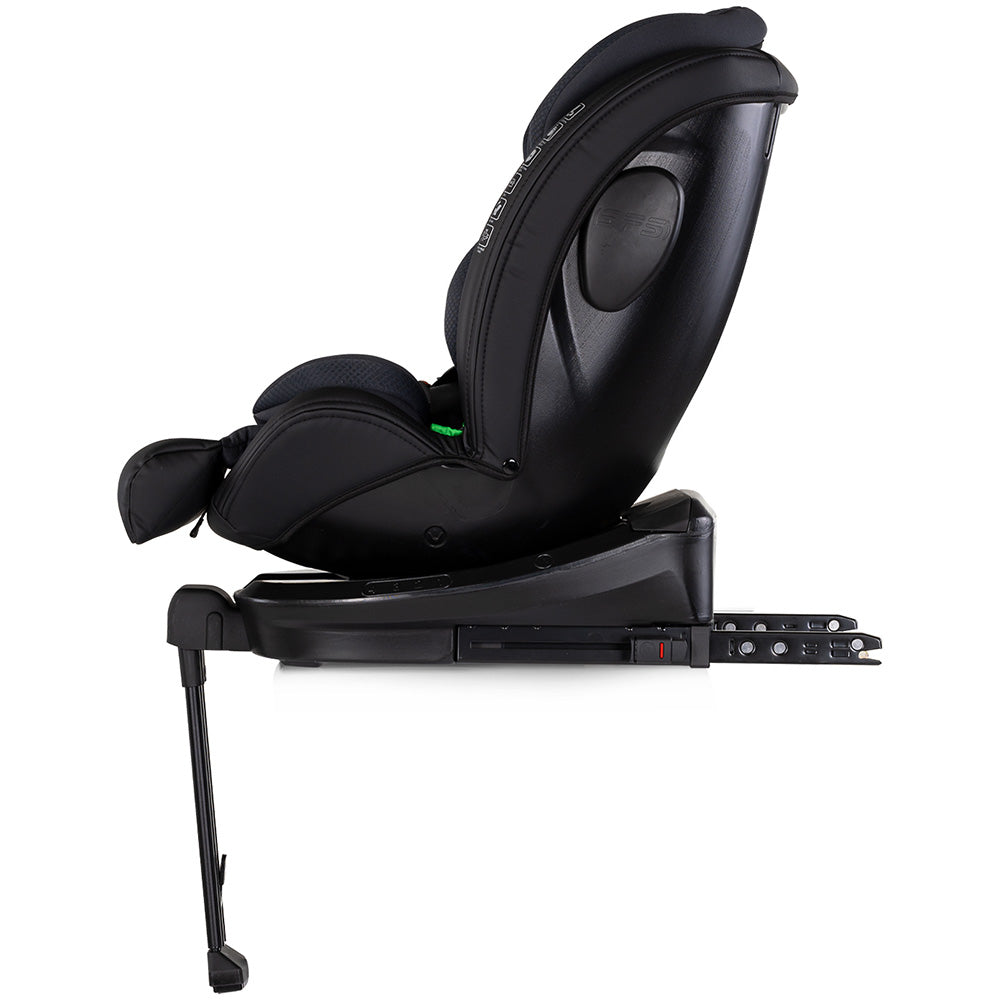 Scaun auto Chipolino Hypnotic Plus I-Size 40-150 cm cu sistem Isofix si sezut rotativ charcoal