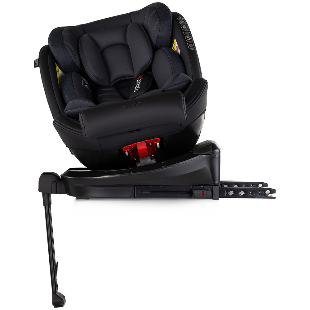 Scaun auto Chipolino Hypnotic Plus I-Size 40-150 cm cu sistem Isofix si sezut rotativ charcoal