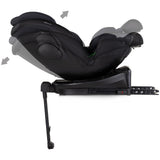 Scaun auto Chipolino Hypnotic Plus I-Size 40-150 cm cu sistem Isofix si sezut rotativ charcoal