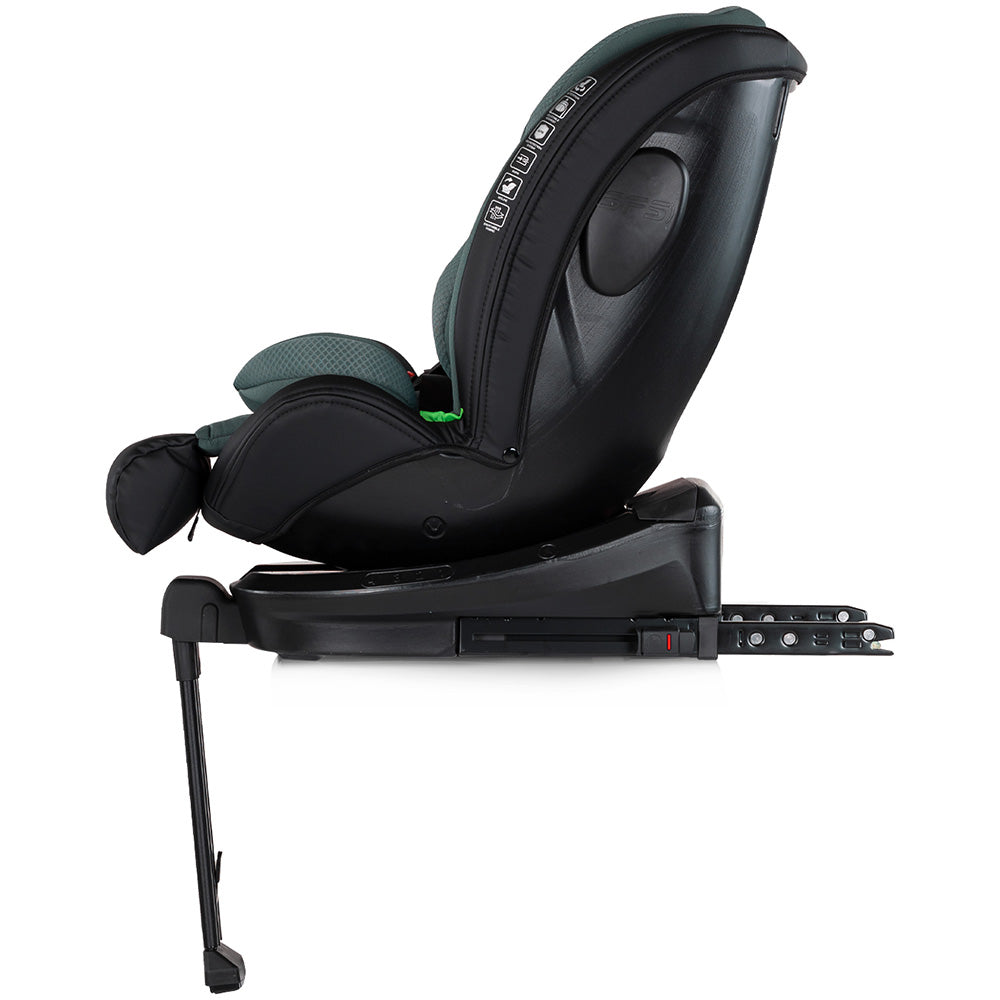 Scaun auto Chipolino Hypnotic Plus I-Size 40-150 cm cu sistem Isofix si sezut rotativ green