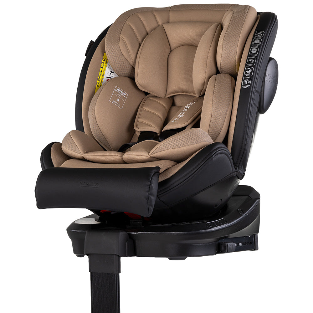 Scaun auto Chipolino Hypnotic Plus I-Size 40-150 cm cu sistem Isofix si sezut rotativ latte