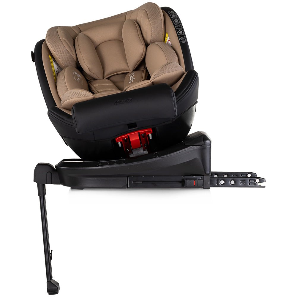 Scaun auto Chipolino Hypnotic Plus I-Size 40-150 cm cu sistem Isofix si sezut rotativ latte