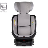 Scaun auto Chipolino Hypnotic Plus I-Size 40-150 cm cu sistem Isofix si sezut rotativ platinum