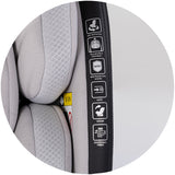 Scaun auto Chipolino Hypnotic Plus I-Size 40-150 cm cu sistem Isofix si sezut rotativ platinum
