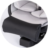 Scaun auto Chipolino Hypnotic Plus I-Size 40-150 cm cu sistem Isofix si sezut rotativ platinum