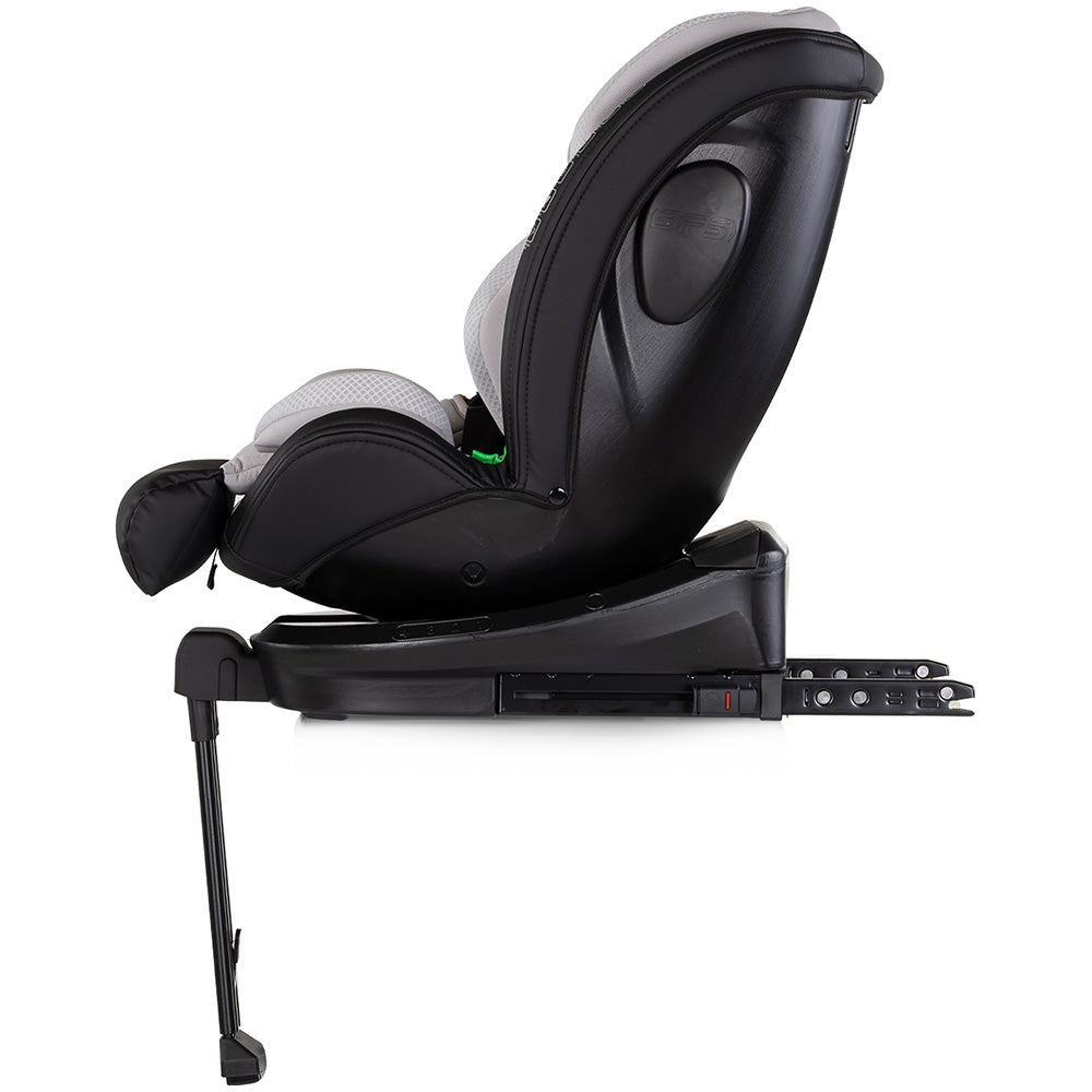 Scaun auto Chipolino Hypnotic Plus I-Size 40-150 cm cu sistem Isofix si sezut rotativ platinum