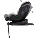 Scaun auto Chipolino Hypnotic Plus I-Size 40-150 cm cu sistem Isofix si sezut rotativ platinum