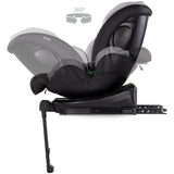 Scaun auto Chipolino Hypnotic Plus I-Size 40-150 cm cu sistem Isofix si sezut rotativ platinum