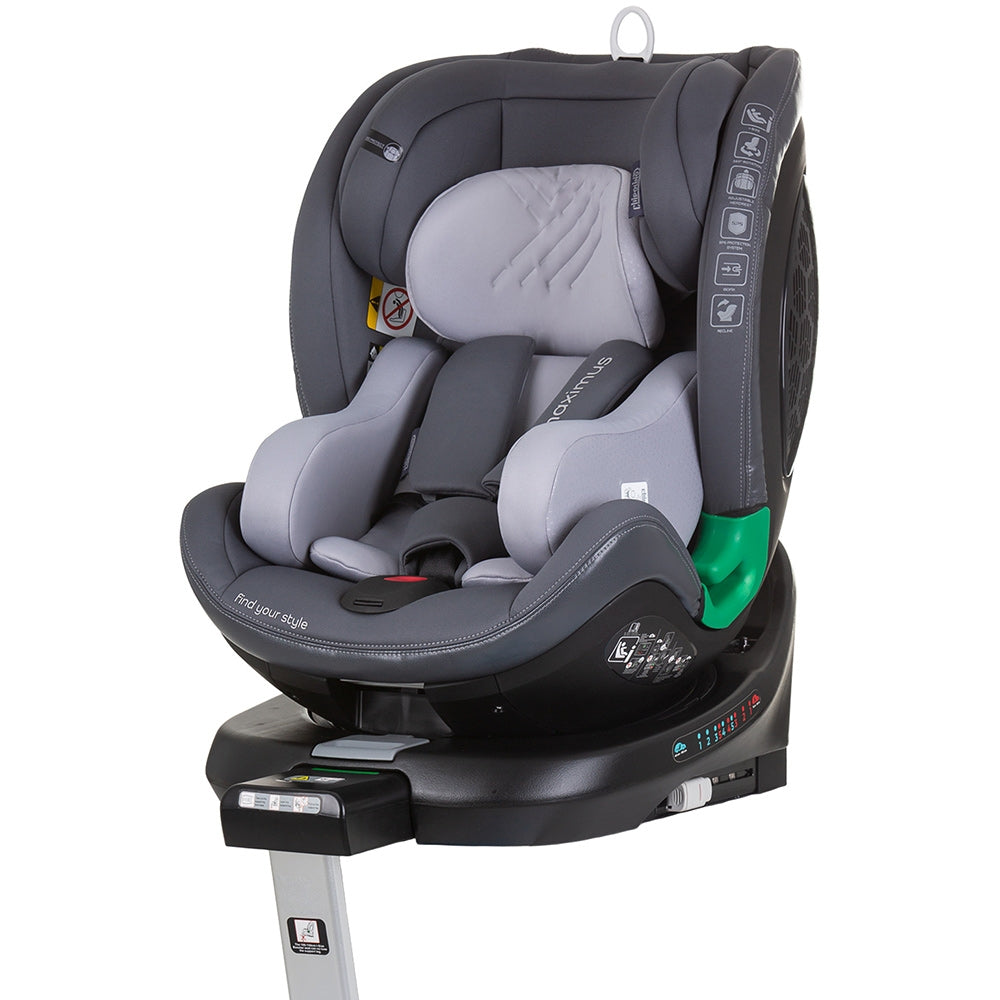 Scaun auto Chipolino Maximus I-Size 40-150 cm granite cu sistem Isofix - gogobaby.ro