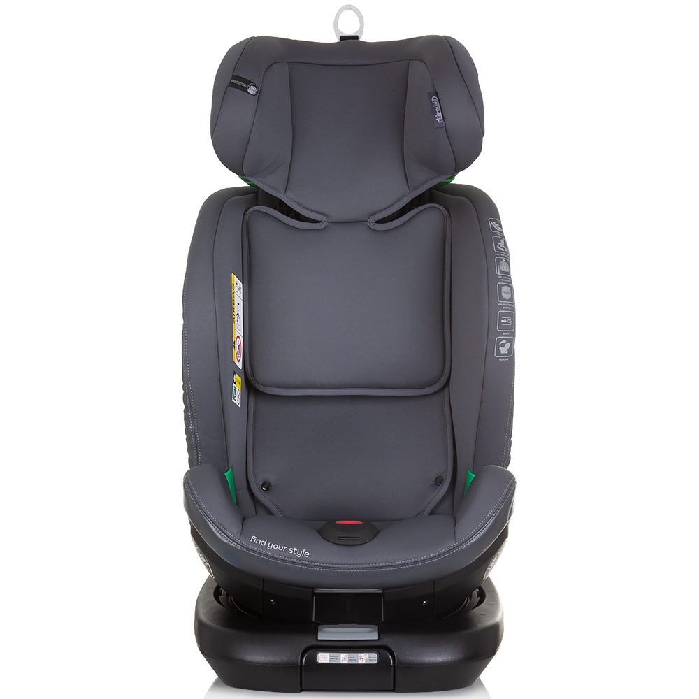 Scaun auto Chipolino Maximus I-Size 40-150 cm granite cu sistem Isofix - gogobaby.ro