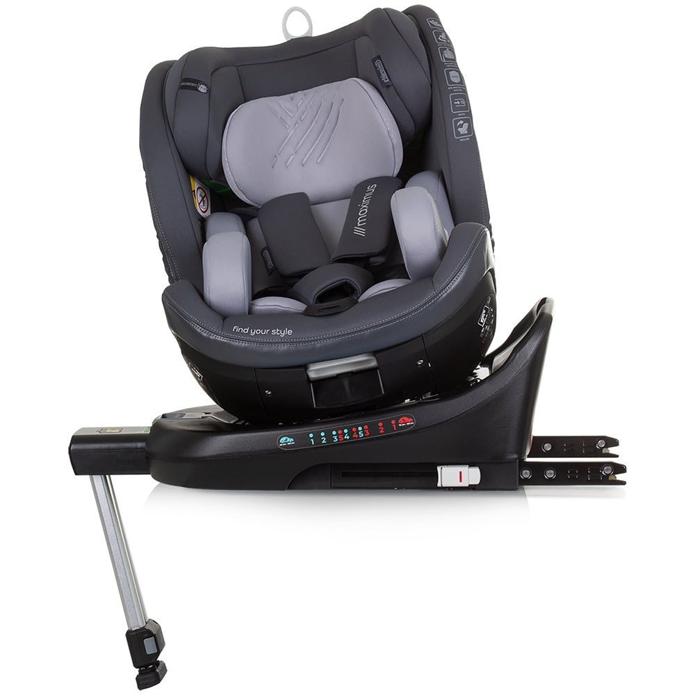 Scaun auto Chipolino Maximus I-Size 40-150 cm granite cu sistem Isofix - gogobaby.ro