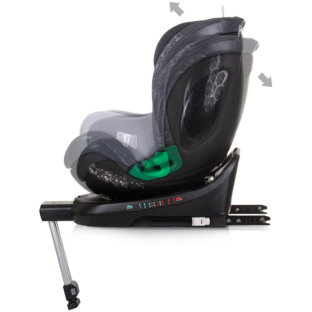 Scaun auto Chipolino Maximus I-Size 40-150 cm granite cu sistem Isofix - gogobaby.ro
