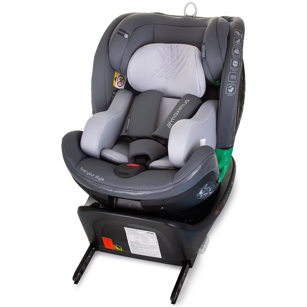 Scaun auto Chipolino Maximus I-Size 40-150 cm granite cu sistem Isofix - gogobaby.ro