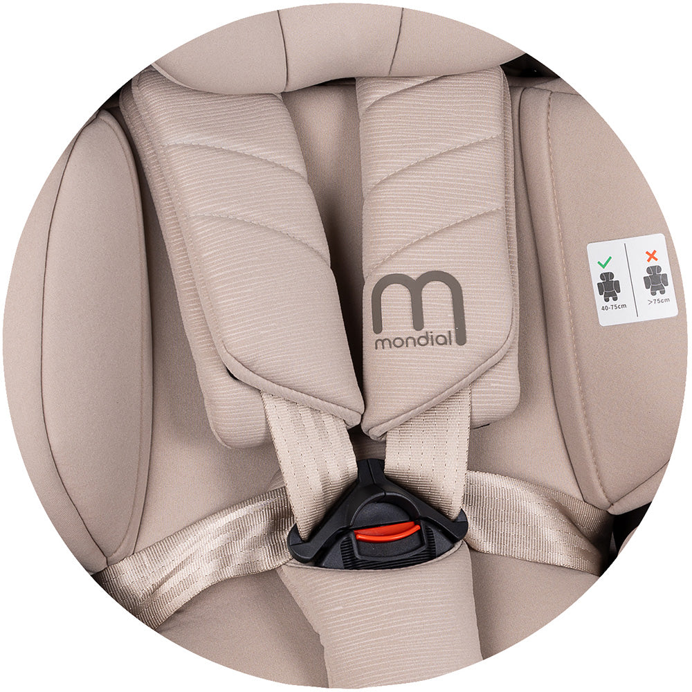 Scaun auto Chipolino Mondial I-Size 40-150 cm latte