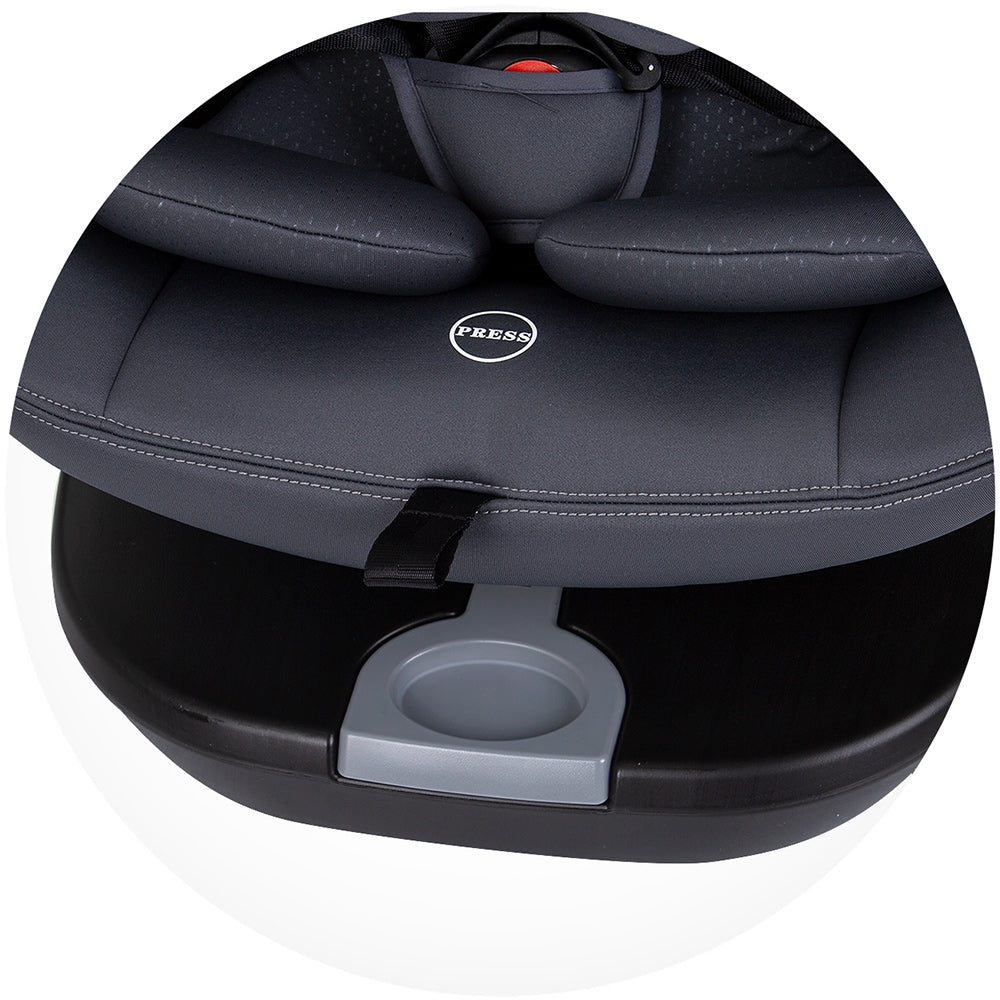 Scaun auto Chipolino Motion I-Size 40-150 cm granite cu sistem Isofix