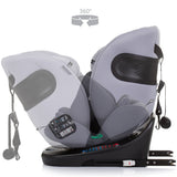 Scaun auto Chipolino Motion I-Size 40-150 cm granite cu sistem Isofix