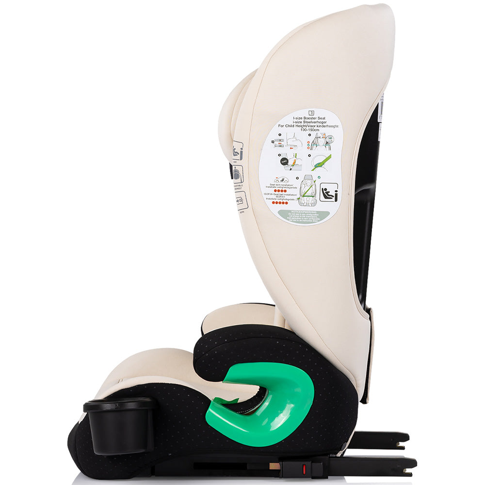 Scaun auto Chipolino Patrol I-Size 100-150 cm cu sistem Isofix cashmere