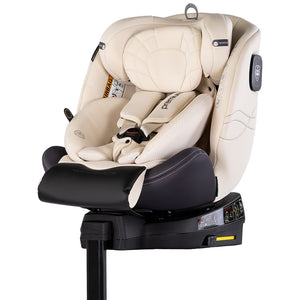 Scaun auto Chipolino Premium I-Size 40-150 cm cu sistem Isofix biscotta