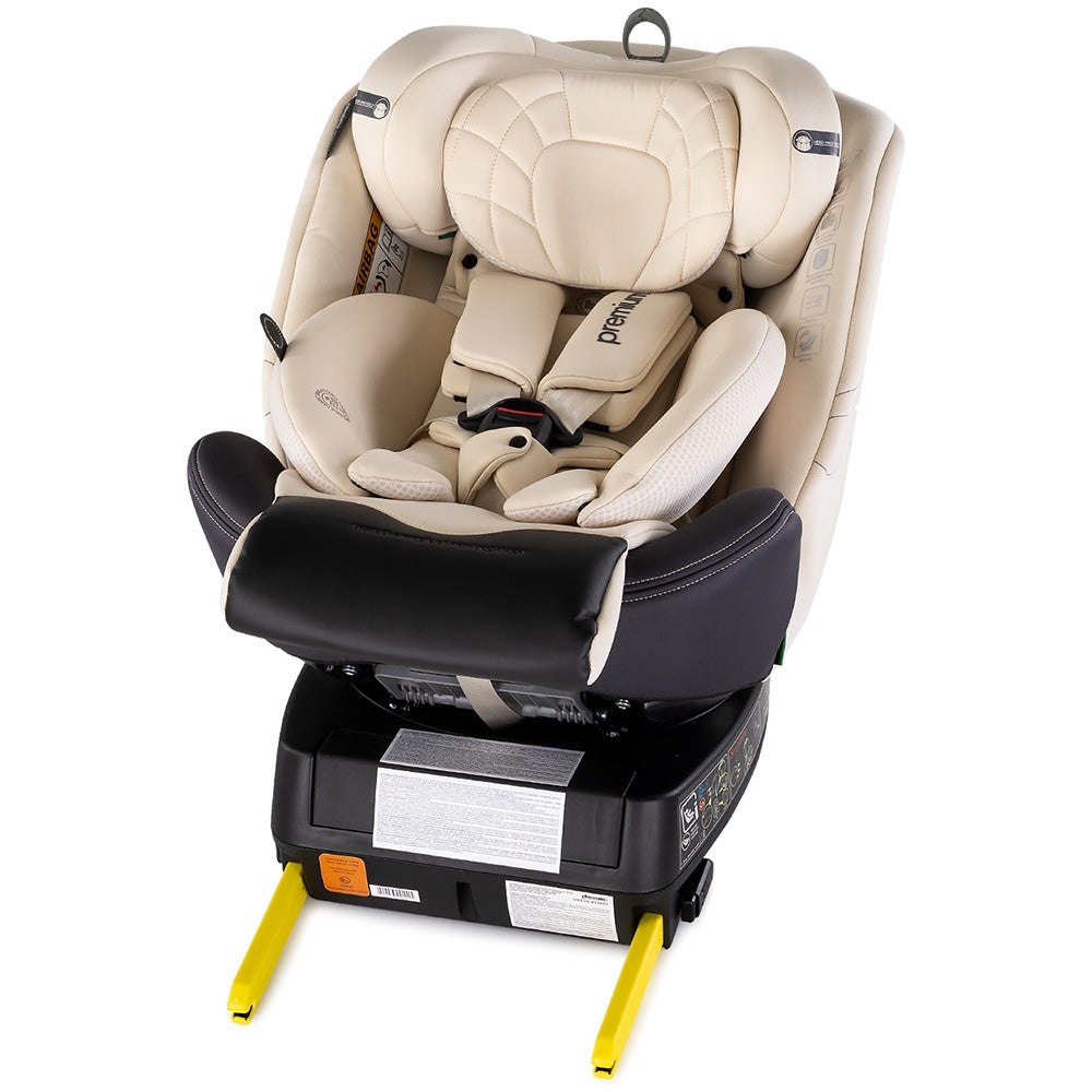 Scaun auto Chipolino Premium I-Size 40-150 cm cu sistem Isofix biscotta