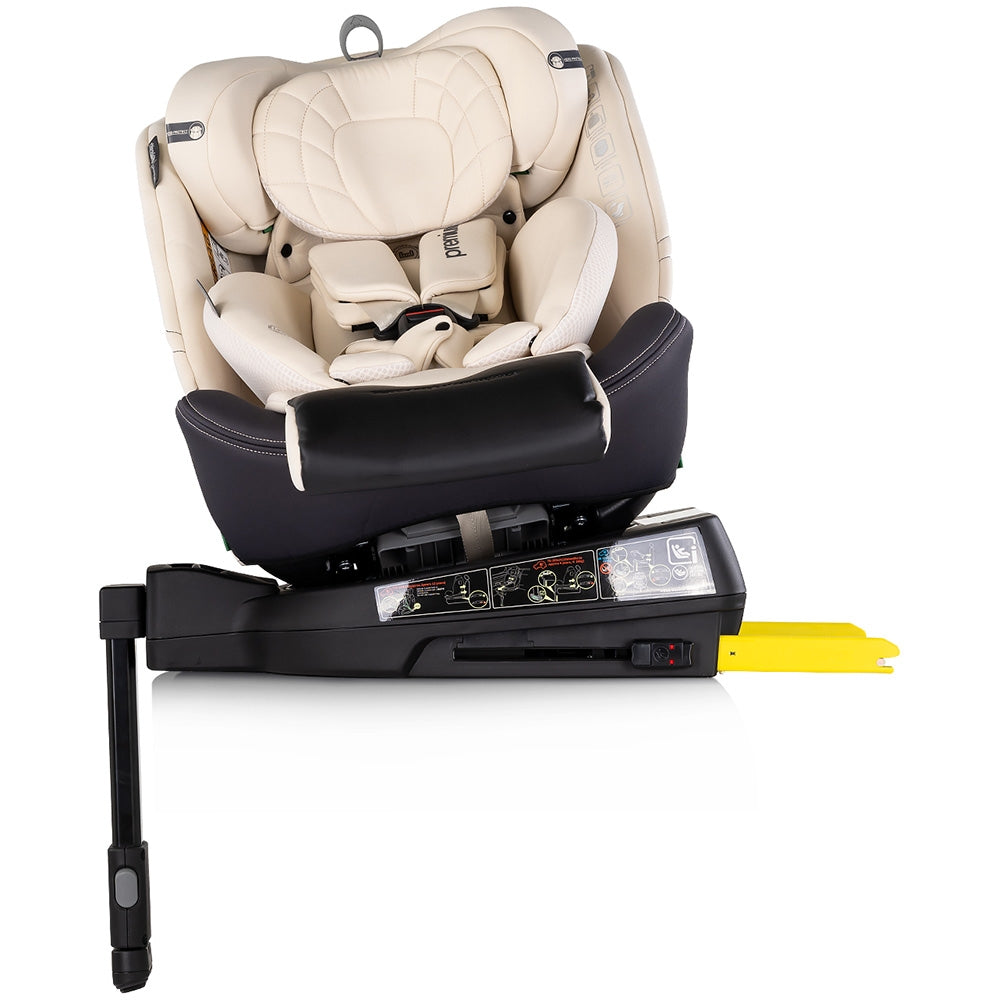 Scaun auto Chipolino Premium I-Size 40-150 cm cu sistem Isofix biscotta