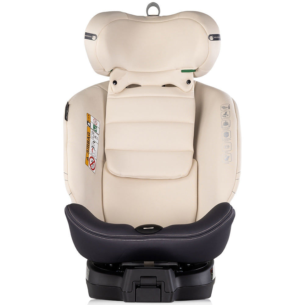 Scaun auto Chipolino Premium I-Size 40-150 cm cu sistem Isofix biscotta