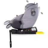 Scaun auto Chipolino Premium I-Size 40-150 cm cu sistem Isofix cloud