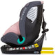 Scaun auto Chipolino Supreme I-Size 40-150 cm cu sistem Isofix flamingo